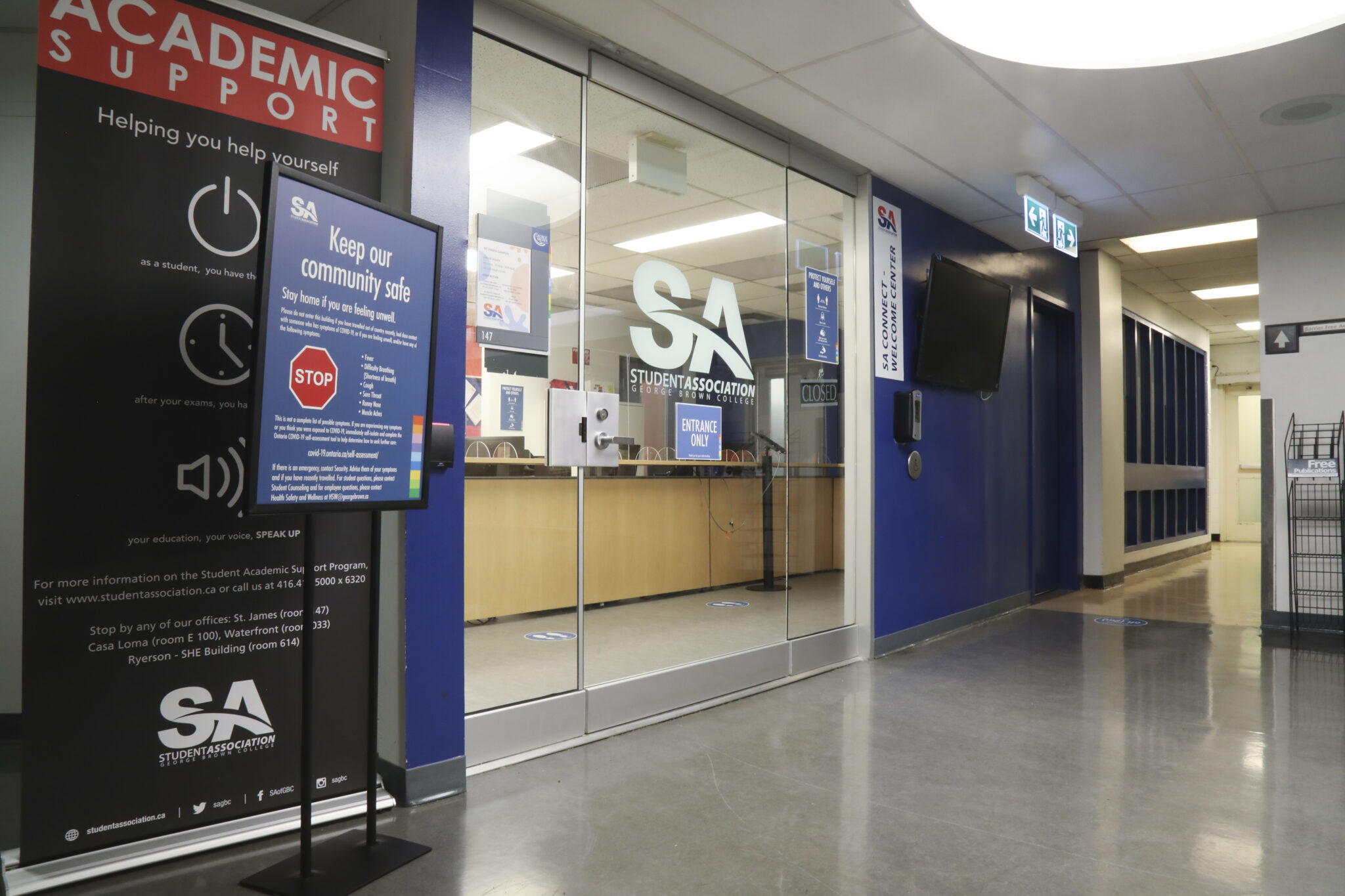 SAGBC 13 Front office Hallway scaled